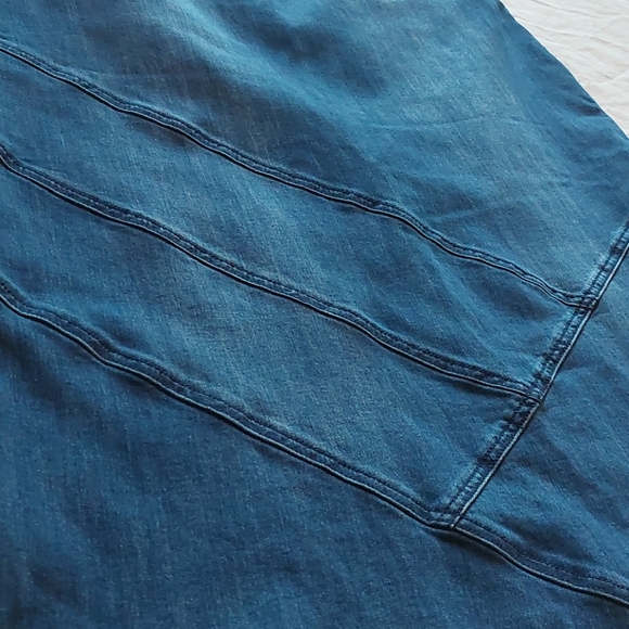 Sold! CJ BANKS maxi denim skirt, 16W - Picture 3 of 8